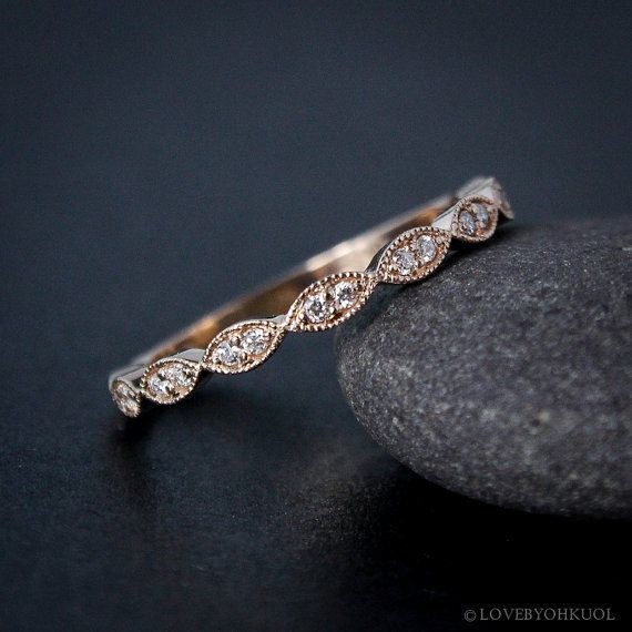Rose Gold Wedding Band