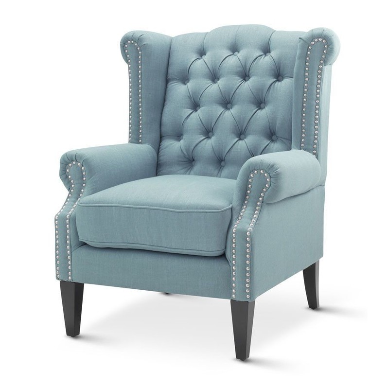Royale Wingback Arm Chair Teal