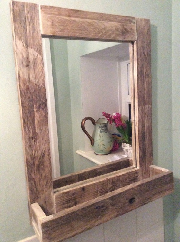 Rustic Bathroom Mirror