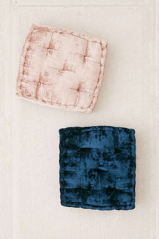 Ruthie Velvet Floor Pillow