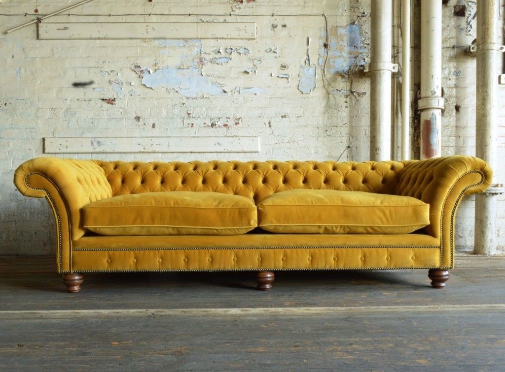 Rutland Velvet Chesterfield Sofa