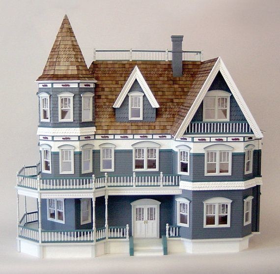 Scale One Inch, The Queen Anne Victorian Mansion
