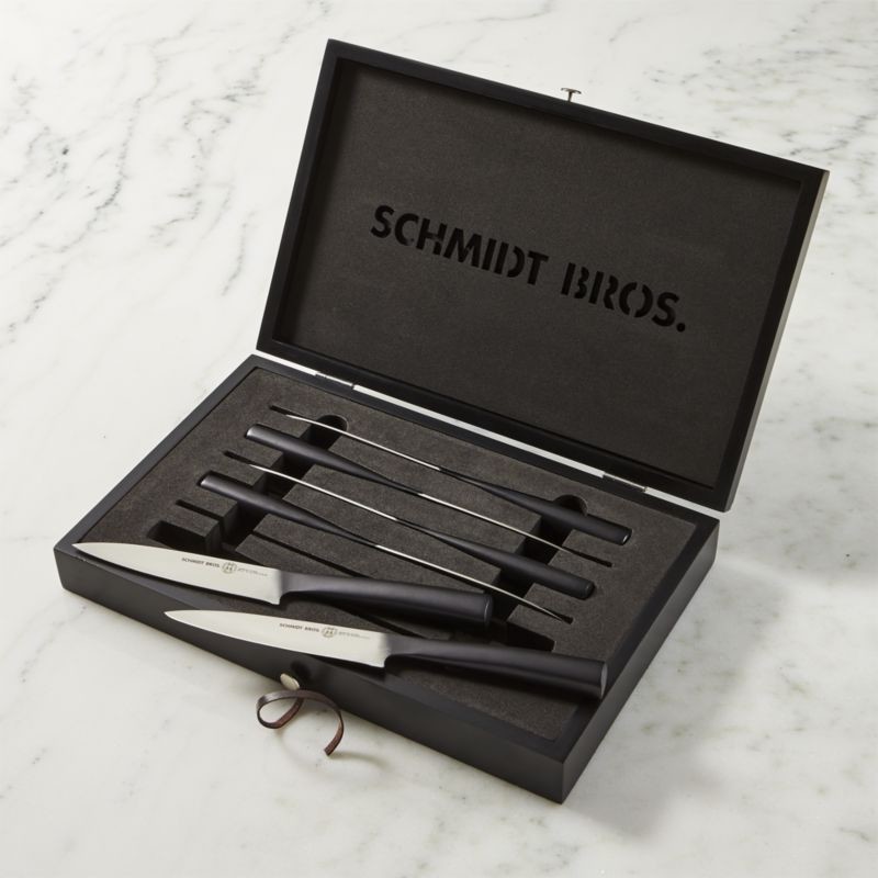 Schmidt Brothers Carbon 6 Steak Knives Set of Six