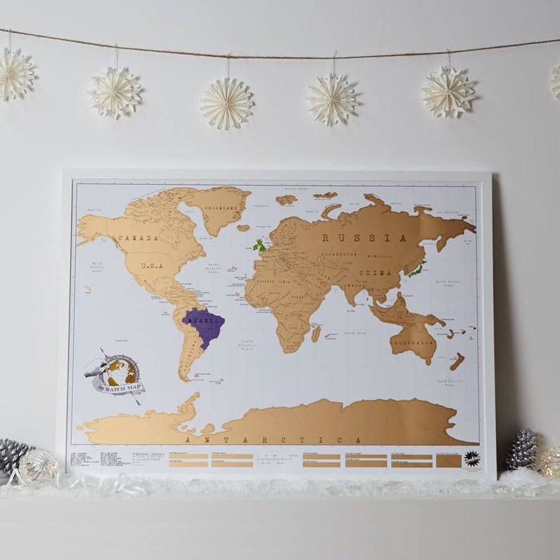 Scratch OffиPush Pin World Map Bundle