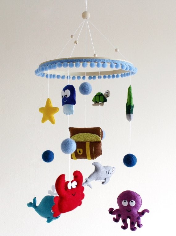 Sea baby mobile