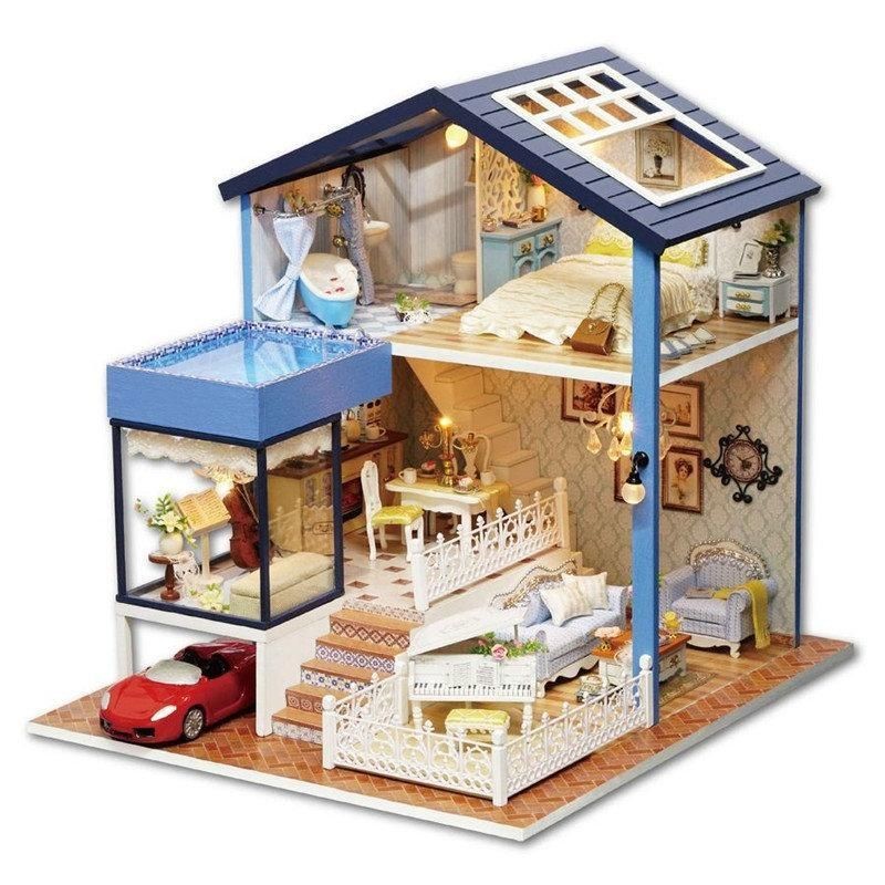 Seattle DIY Dollhouse Miniature Model