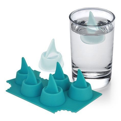 Silicone Shark Fin Ice Cube Tray