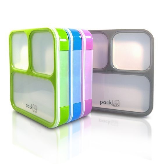 Slimline Bento Lunch Box Set w/Insulated Bag