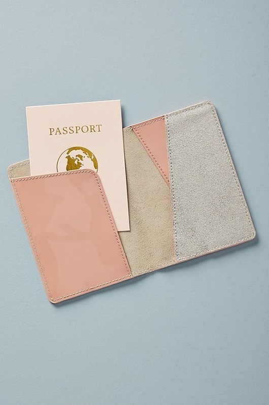 Soiree Leather Passport Holder