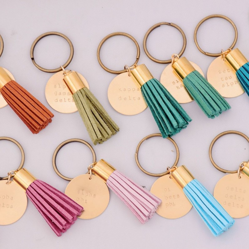 Sorority Tassel Keychain