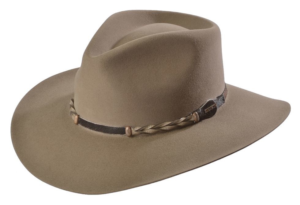 Stetson 4X Drifter Buffalo Felt Pinch Front Cowboy Hat