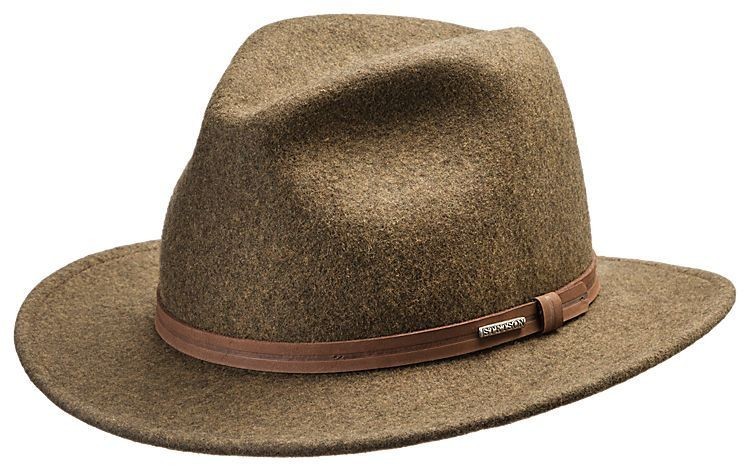 Stetson Explorer Crushable Fedora Hat for Men