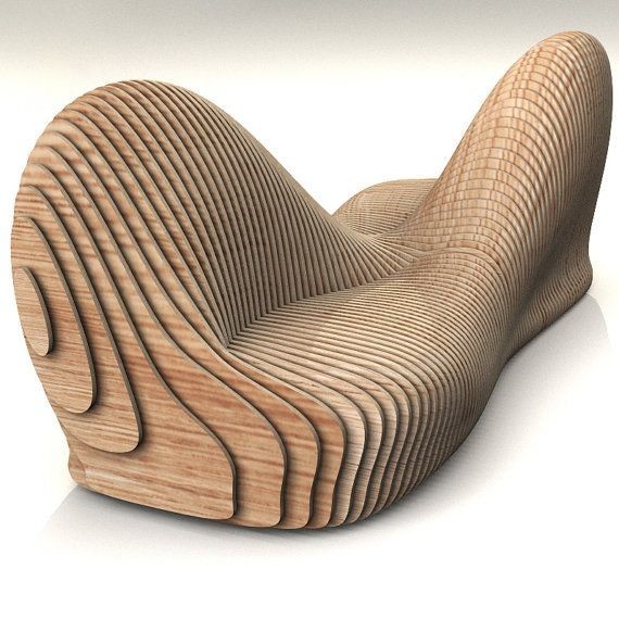 Sylva - CNC Cut Parametric Bench