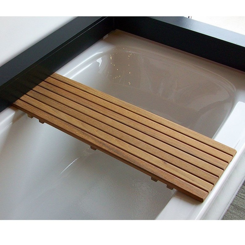 Teak Bathtub Shelf