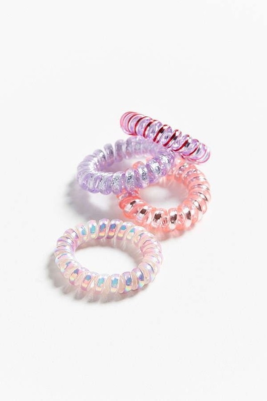Telephone Cord Hair Tie Set