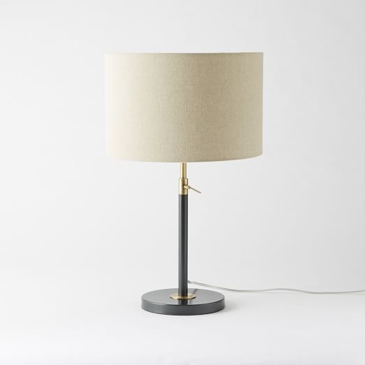 Telescoping Table Lamp - Black