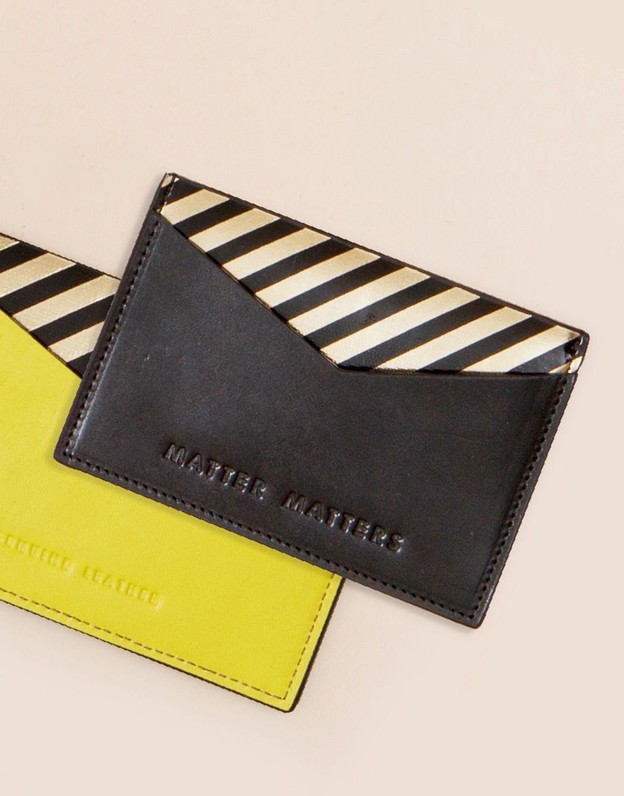 The M Card holder -Black/Yellow ( Back in stock)