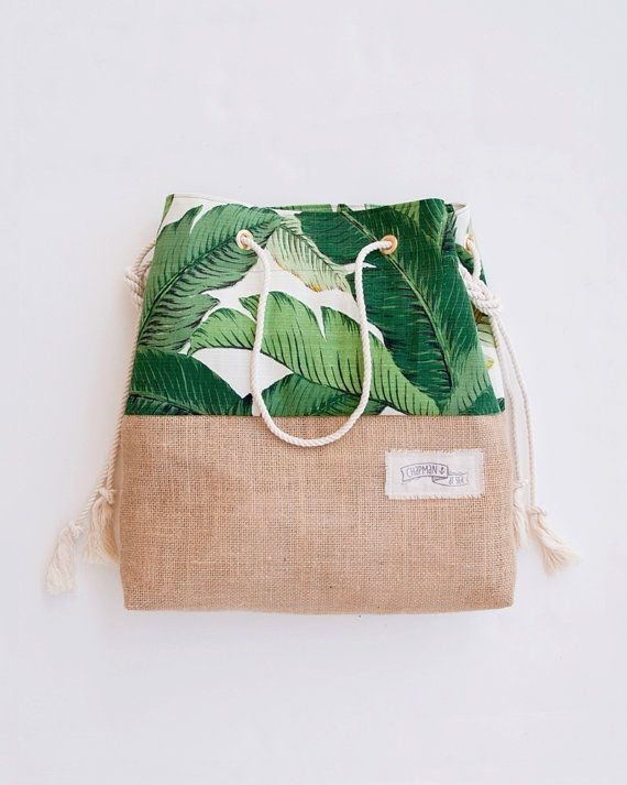 The Sandbag in Green Banana Leaf Jute