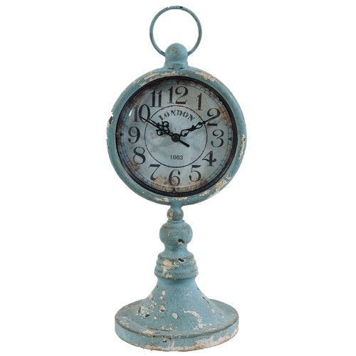 Traditional Metal Tabletop Clock