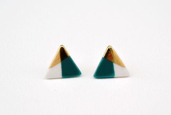 triangle earrings