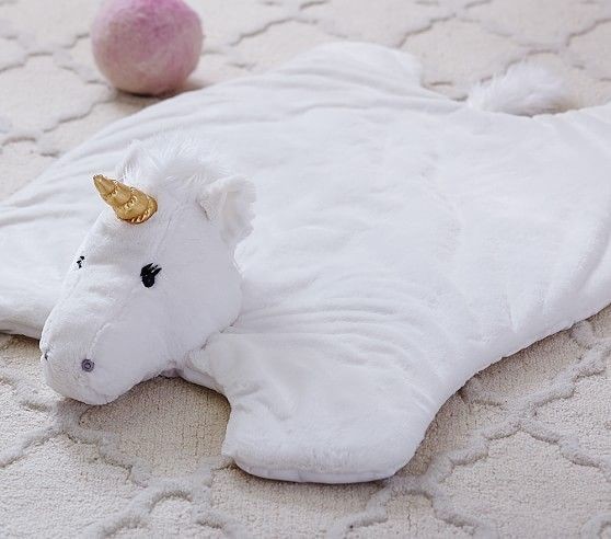 Unicorn Faux Fur Plush Play Mat