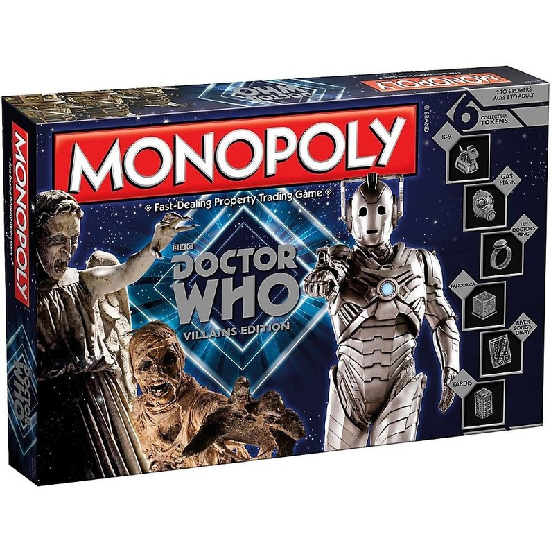 USAOPOLY MONOPOLY Doctor Who Villains Edition