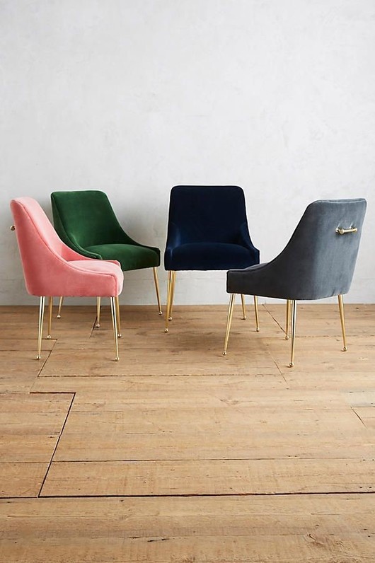 Velvet Elowen Armchair