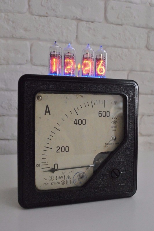 Vintage Alarm Clock Steampunk Industrial