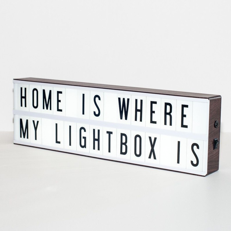 Vintage Cinema Lightbox