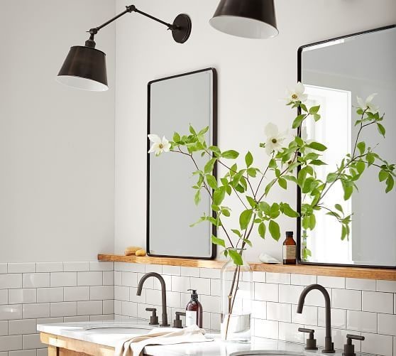 Vintage Fixed Mirror