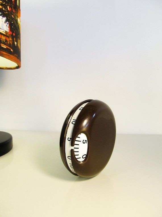 Vintage Irish HANSON Kitchen Timer Brown