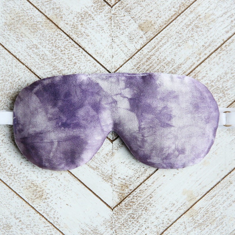 Violet Silk Sleep Mask