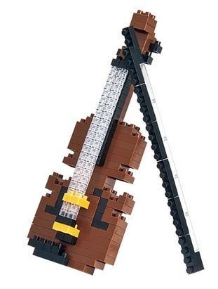 Violin Nanoblock Kit