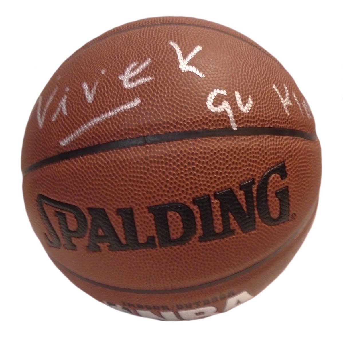Vivek Ranadive Autographed Spalding NBA