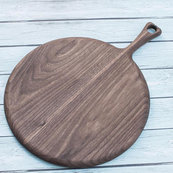 Walnut Cutting Board, Serving Board with Handle