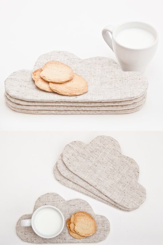 White Coaster for Cups