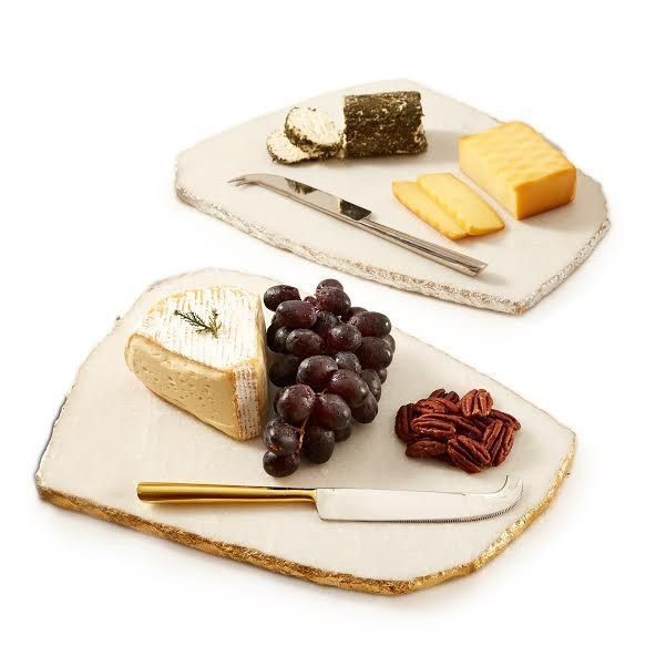 White Marble Cheese Plate