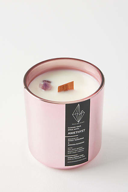 Wicks and Stones Infinity Candle