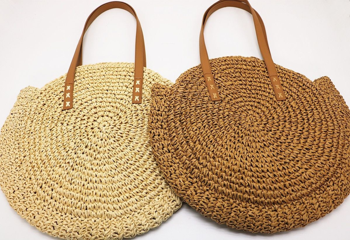 Women Fashion Summer Beach Straw Handbags