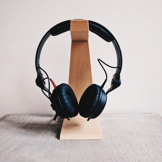 Wood Headphone holder